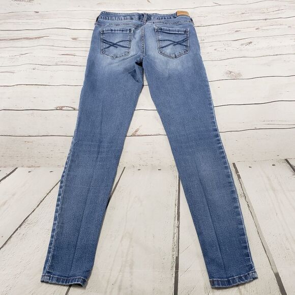 Aeropostale Jeans Size 8 Jeggings Blue Denim Pants - Picture 2 of 6